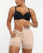 Short Baleines Acier Effet Galbant Beige