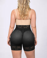 Short Baleines Acier Effet Galbant Noir
