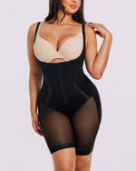 Short Voile Respirant Ventre Plat Noir