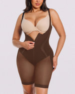 Short Voile Respirant Ventre Plat Marron