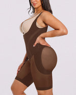 Short Voile Respirant Ventre Plat Marron