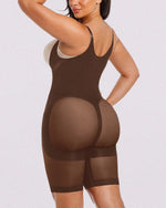 Short Voile Respirant Ventre Plat Marron