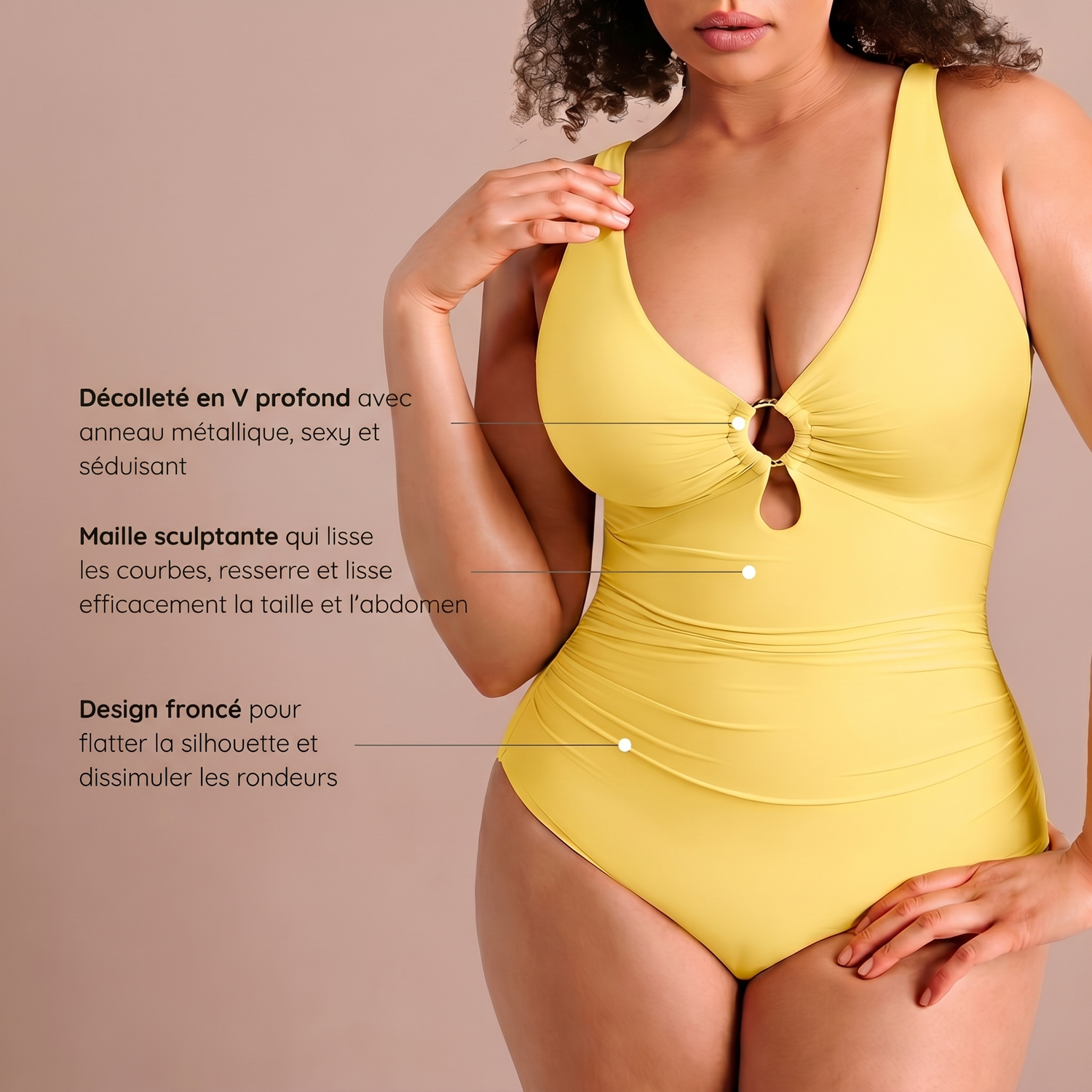 Maillot de bain gainant Santorini