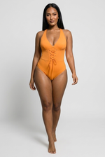 Capri orange pose
