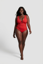 Santorini rouge pose