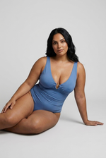 Santorini bleu assise