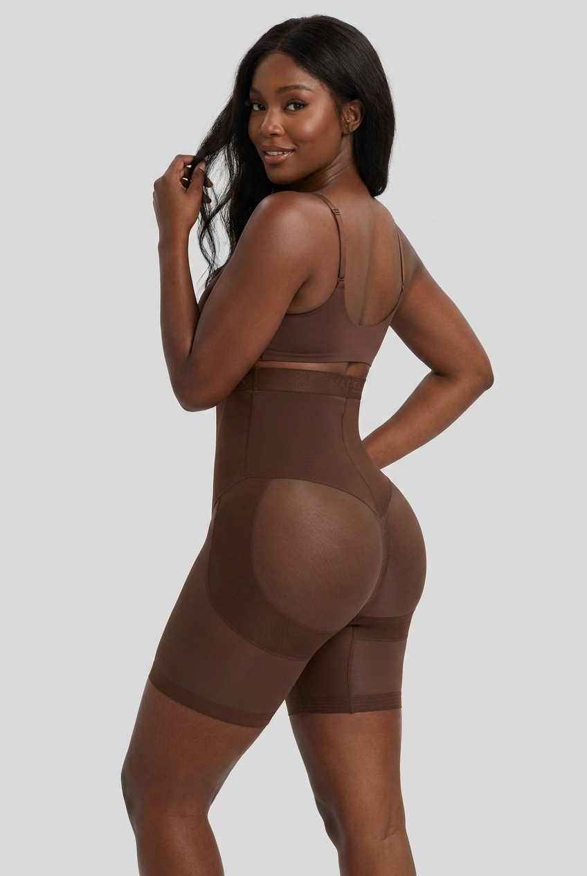 WURA Voile Ventre Plat marron - 3/4 dos
