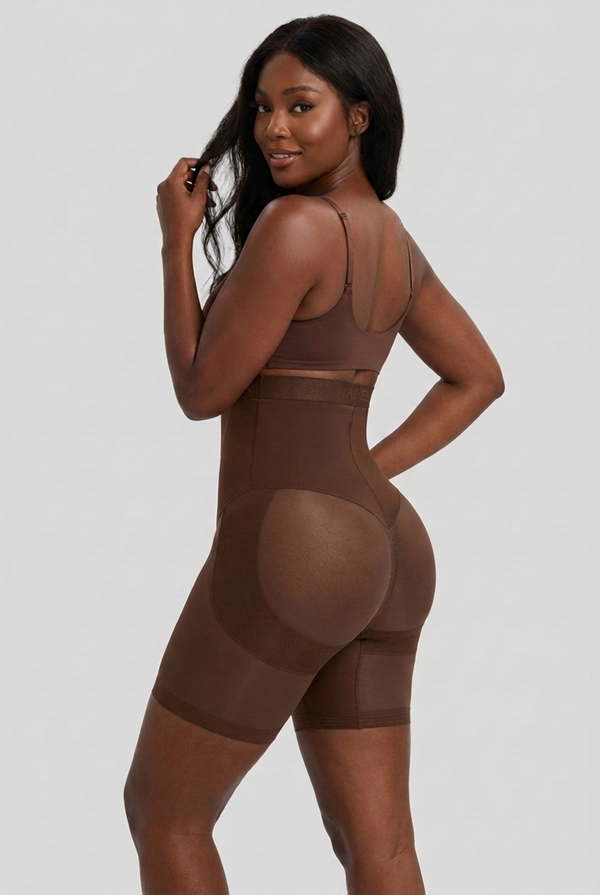 WURA Voile Ventre Plat marron - dos fessiers