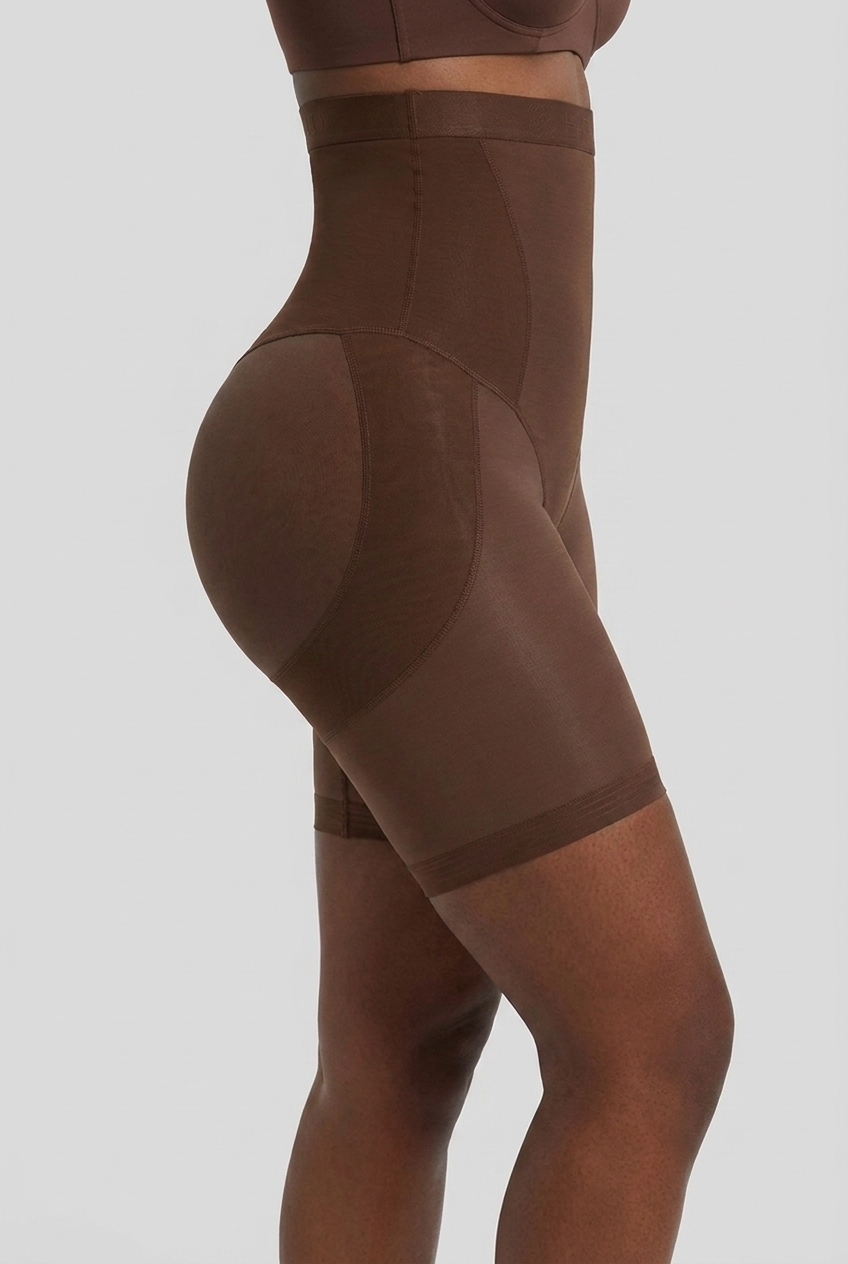WURA Voile Ventre Plat marron - produit profil hanche