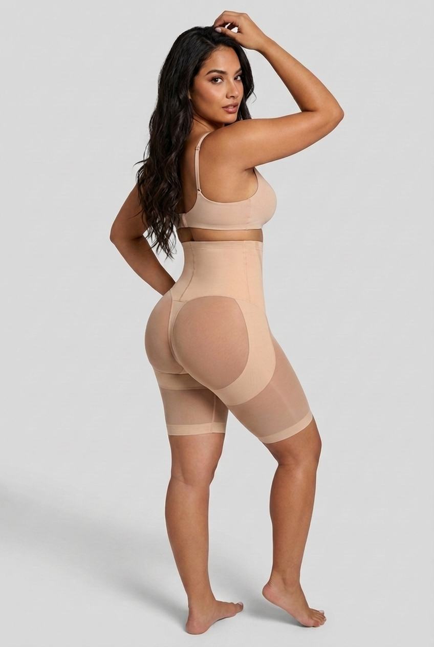 WURA Voile Ventre Plat beige - dos fessiers