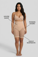 WURA Voile Ventre Plat beige - 3 benefices