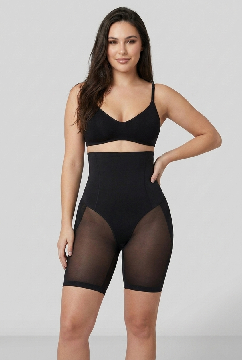 WURA Voile Ventre Plat noir - face
