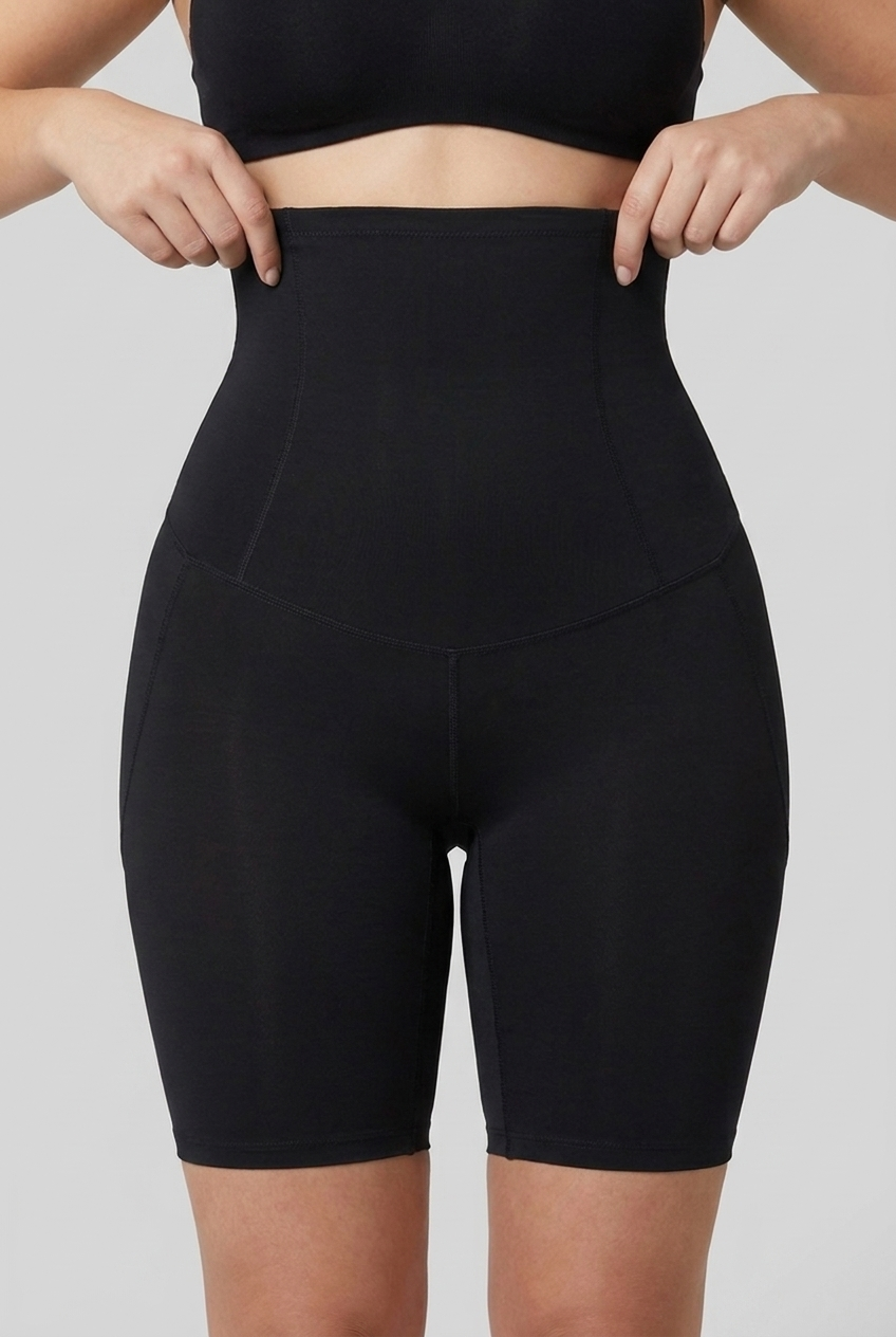 WURA Voile Ventre Plat noir - produit face ceinture