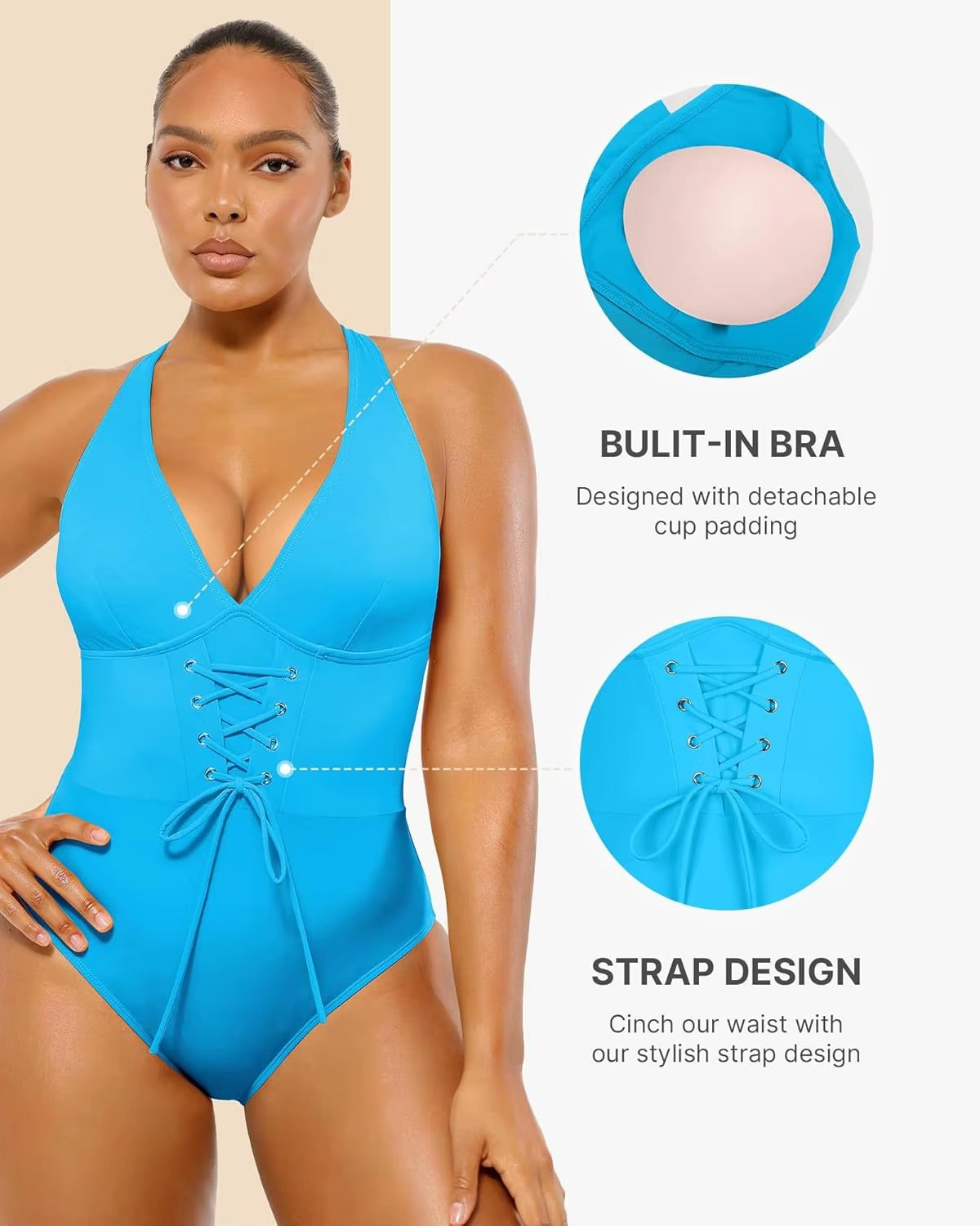Maillot de bain gainant "Capri"